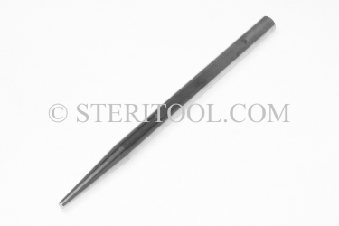 #10296 - 5/32"(4mm) Stainless Tapered Punch 8"(200mm) OAL. tapered punch, punch, stainless steel
